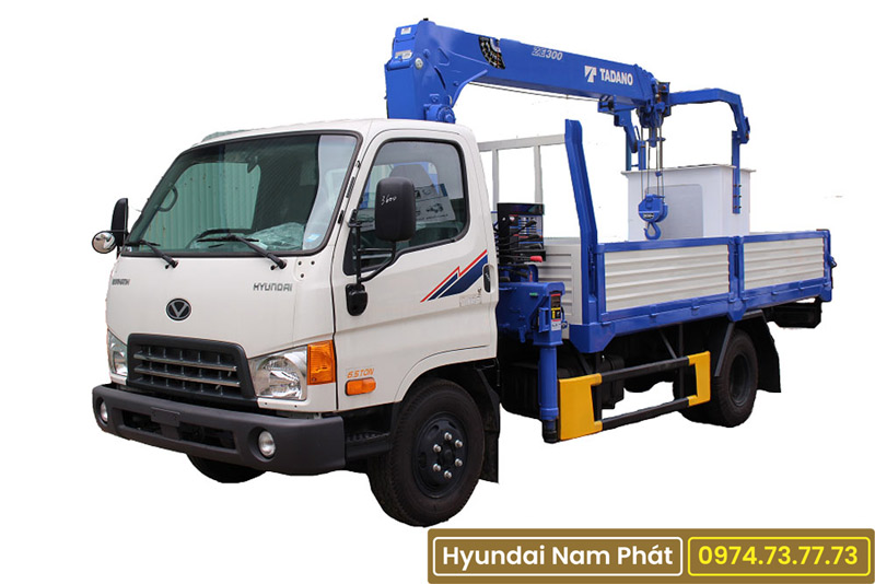 Xe Tải Hyundai Đô Thành HD99 Gắn Cẩu Tadano 3 Tấn 3 Đoạn